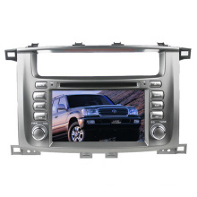 2din carro DVD Player apto para Toyota Land Cruiser LC100 com rádio TV estéreo de Bluetooth GPS sistema de navegação